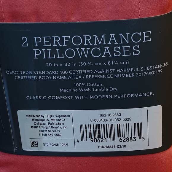 Threshold Performance Pillowcase Set (Standard size) - Picture 8 of 9